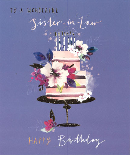 Picture of TO A WONDERFUL SISTER IN LAW BIRTHDAY CARD